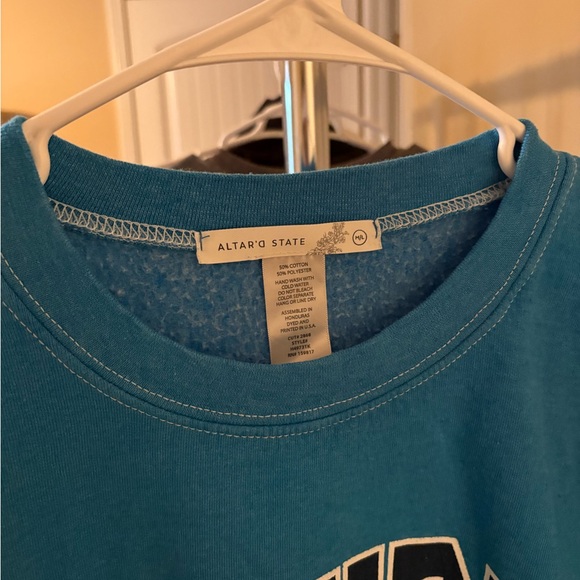 Altar'd State Blue Graphic Sweatshirt - Picture 3 of 4